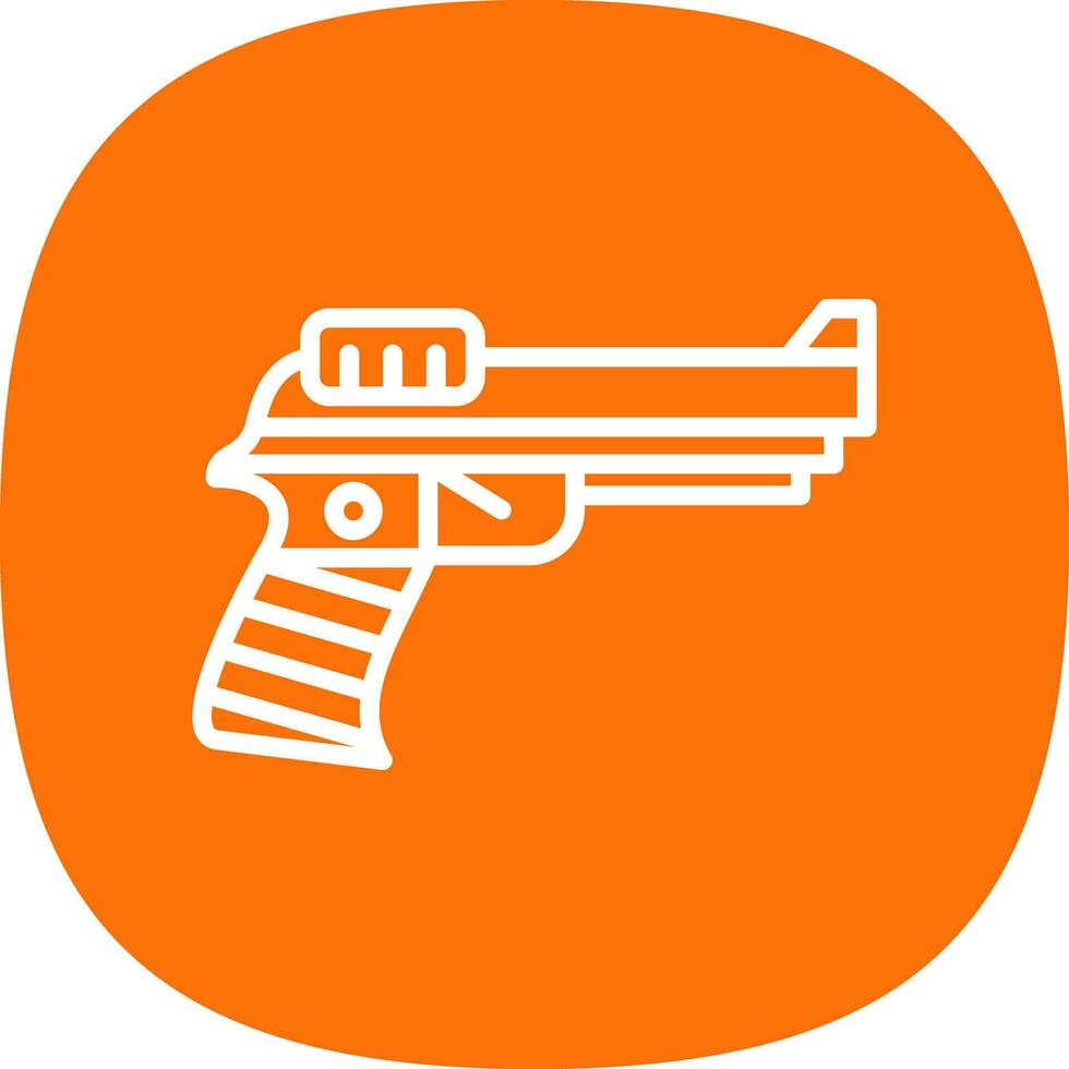 Pistol Vector Icon Design