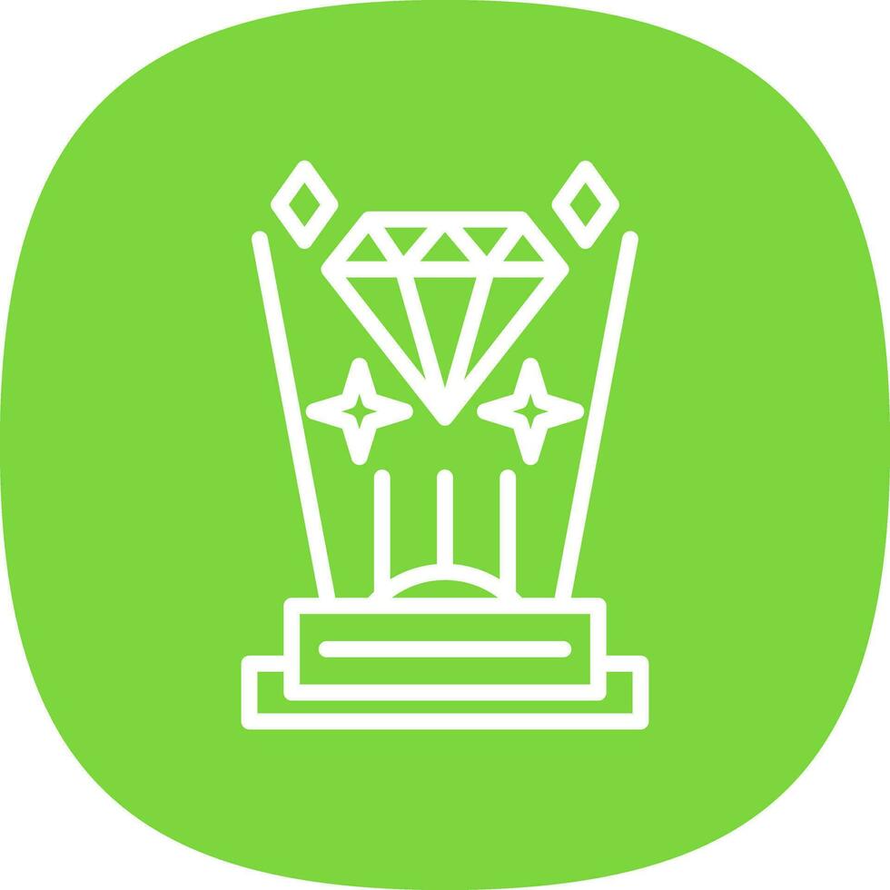 Hologram Vector Icon Design