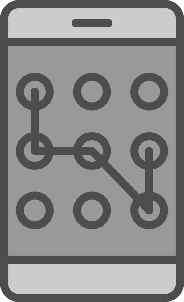 Phone lock Vector Icon Design