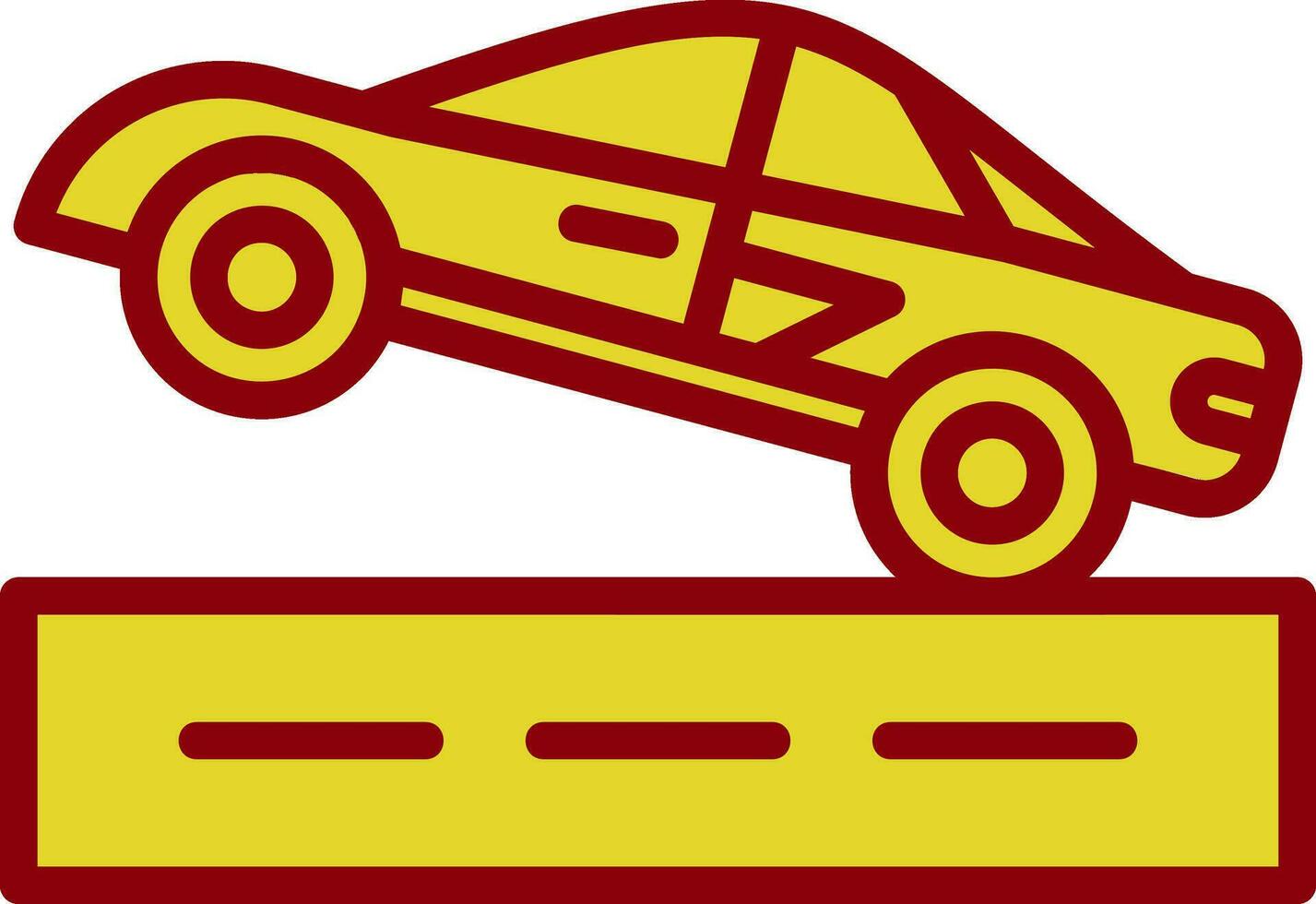 Drag racing Vector Icon Design