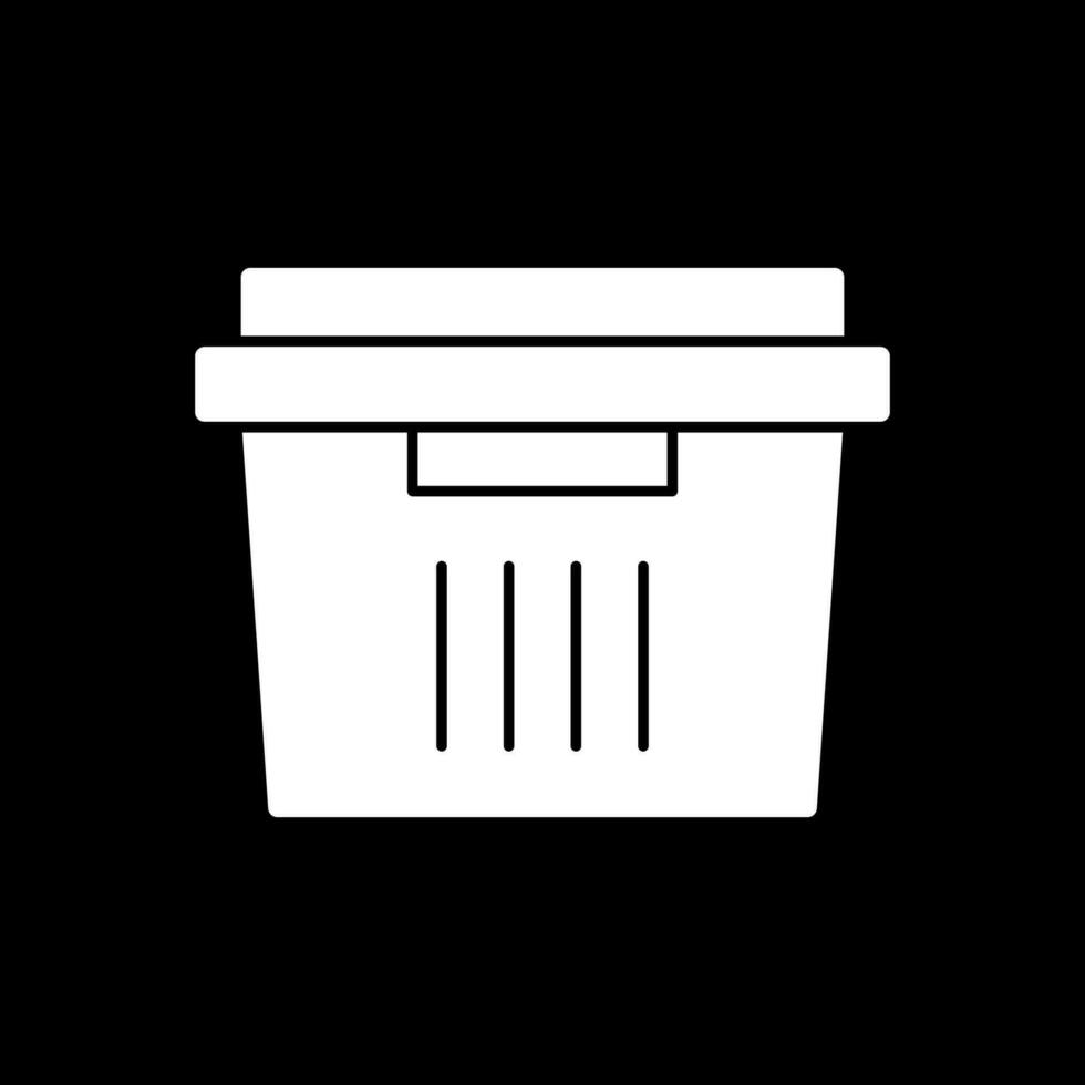 Food Container Vector Icon Design