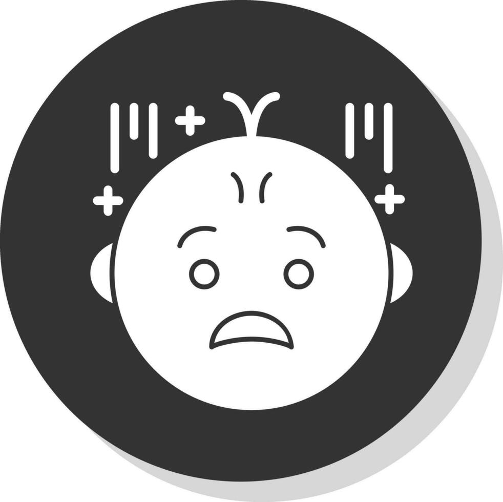 Depressed Vector Icon Design