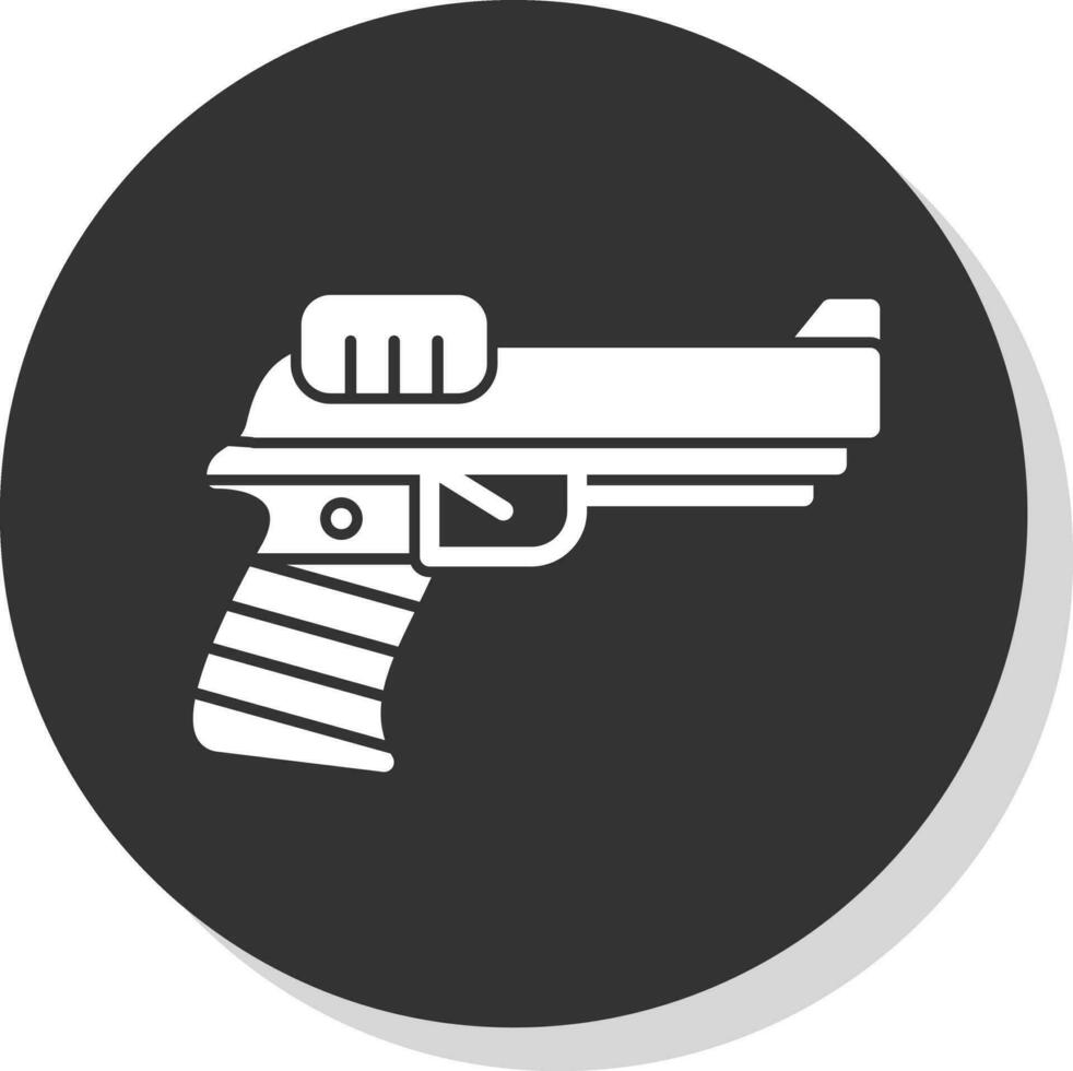 pistola vector icono diseño