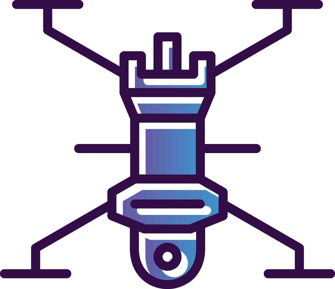 Drone Vector Icon Design