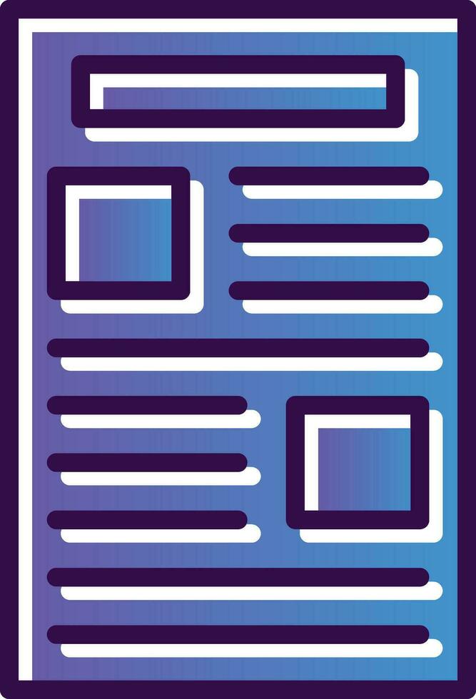 Story Vector Icon Design