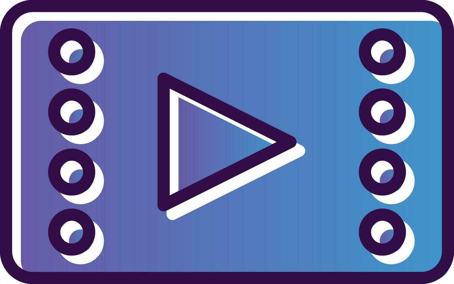 Video player Vector Icon Design