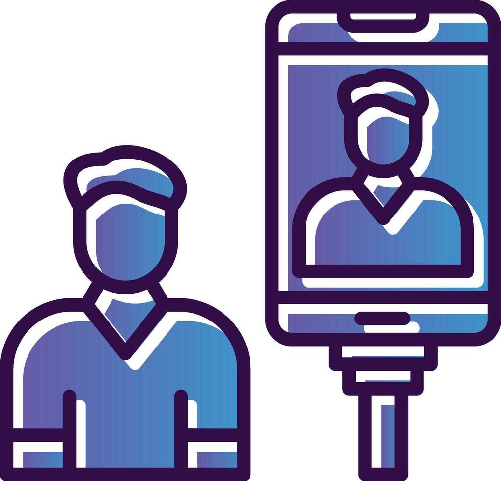 Selfie Vector Icon Design