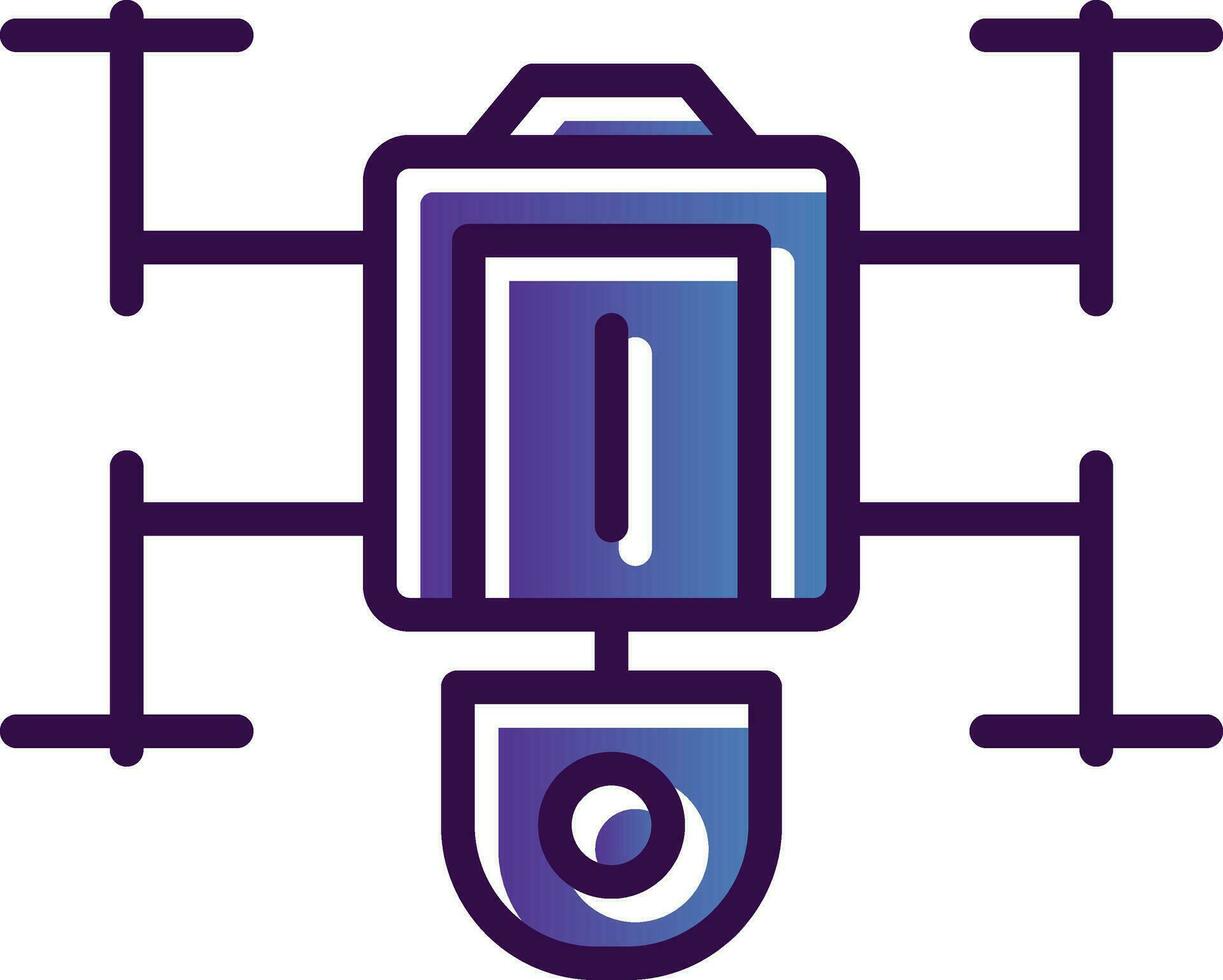 Drone Vector Icon Design