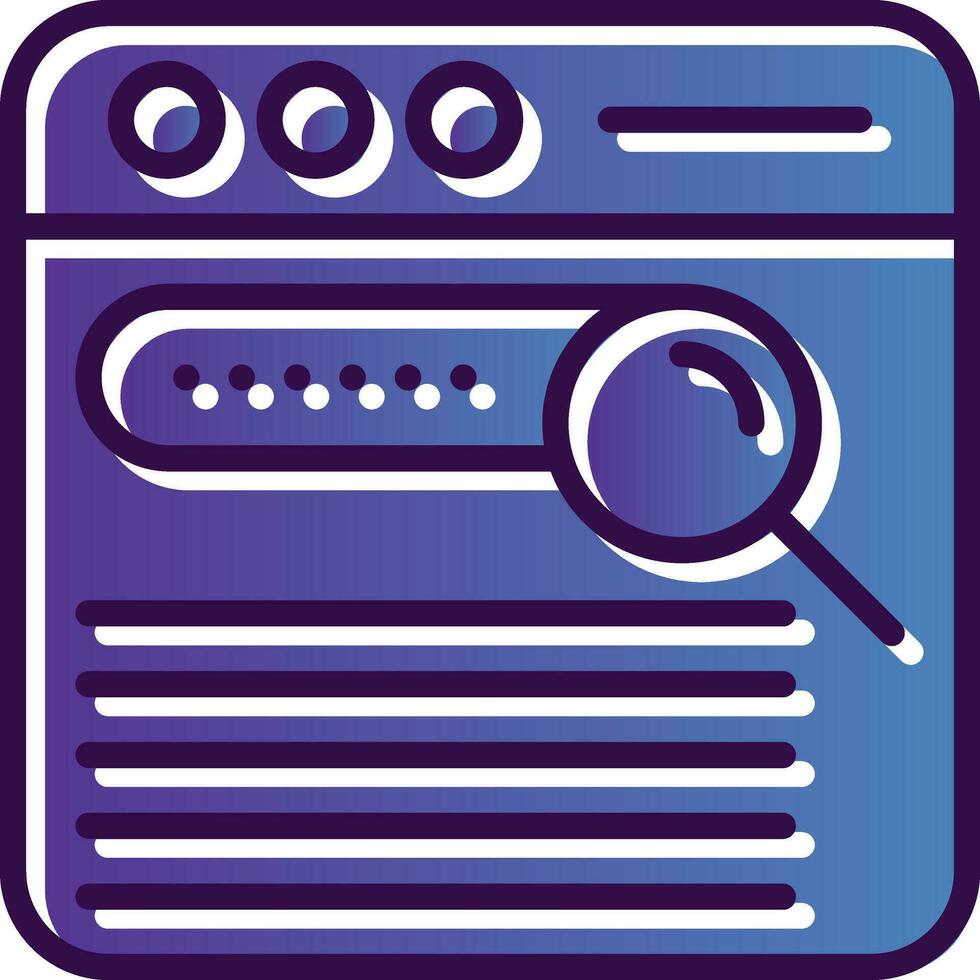 Search Vector Icon Design