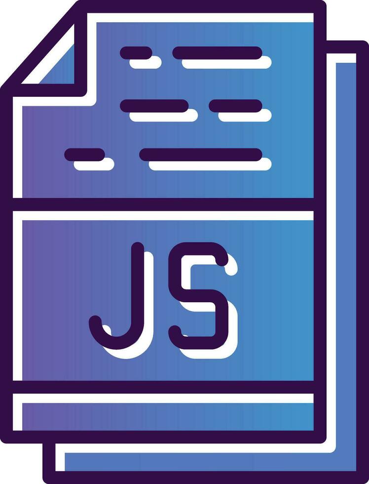 Js File Format Vector Icon Design