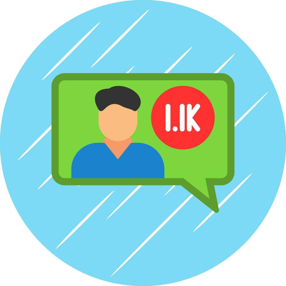 Follower Vector Icon Design