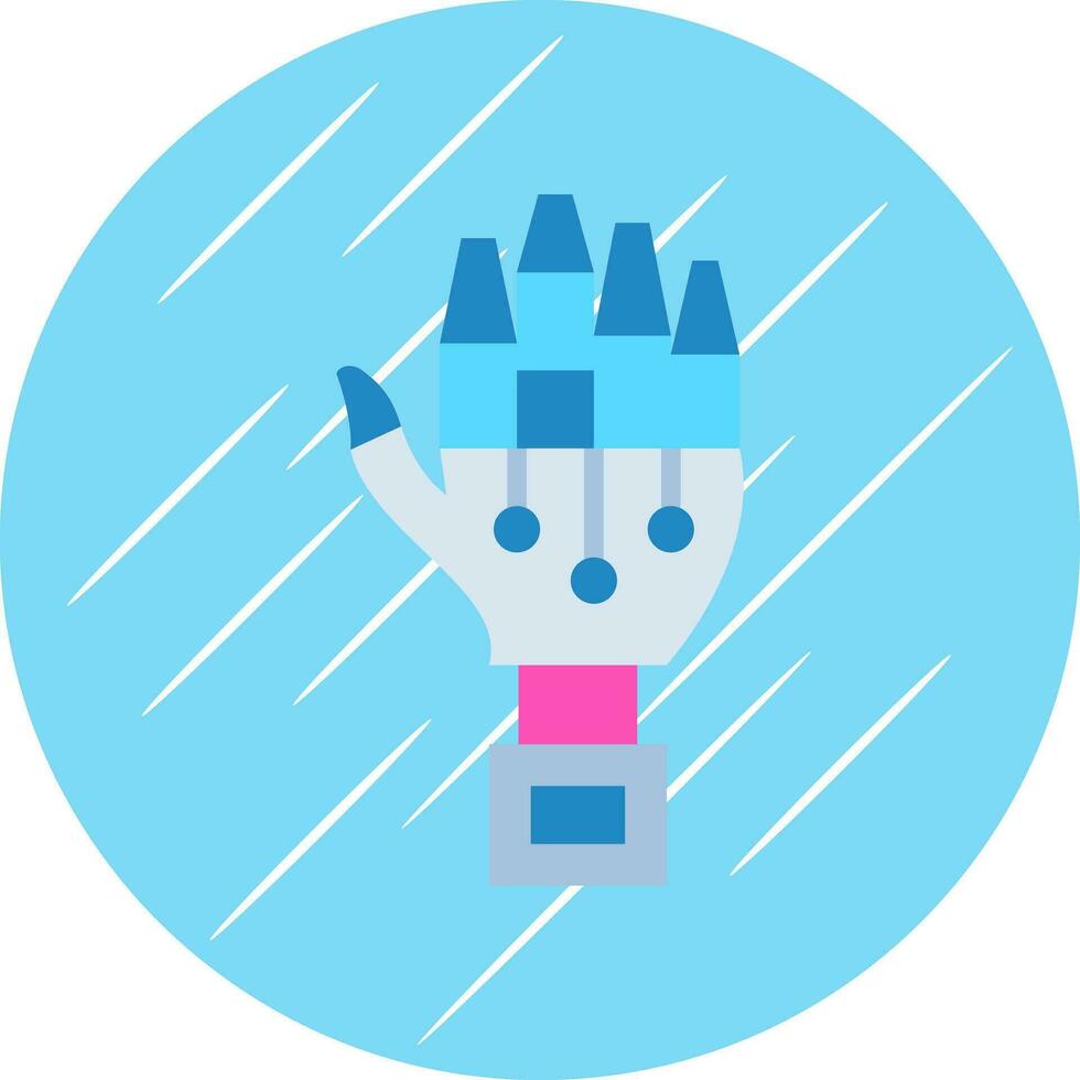 Robot hand Vector Icon Design