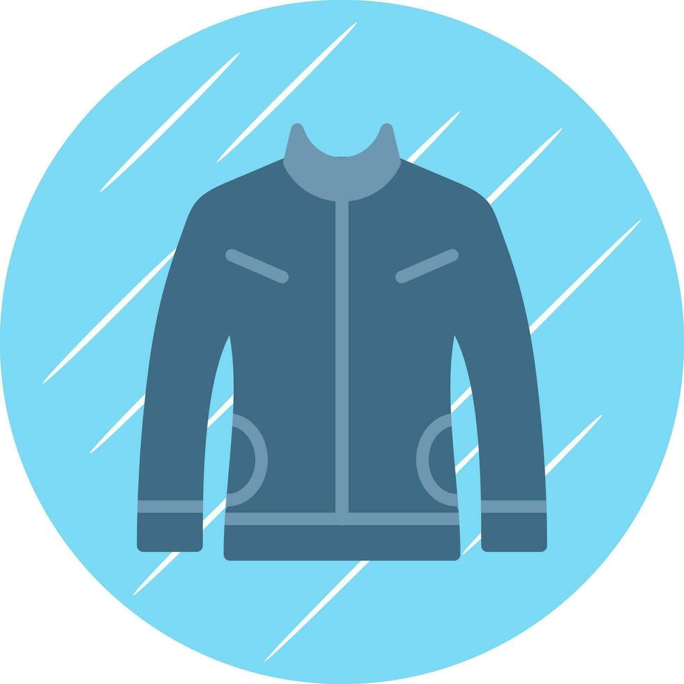 Leather jacket Vector Icon Design