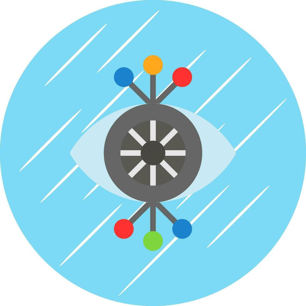 Cyber eye Vector Icon Design