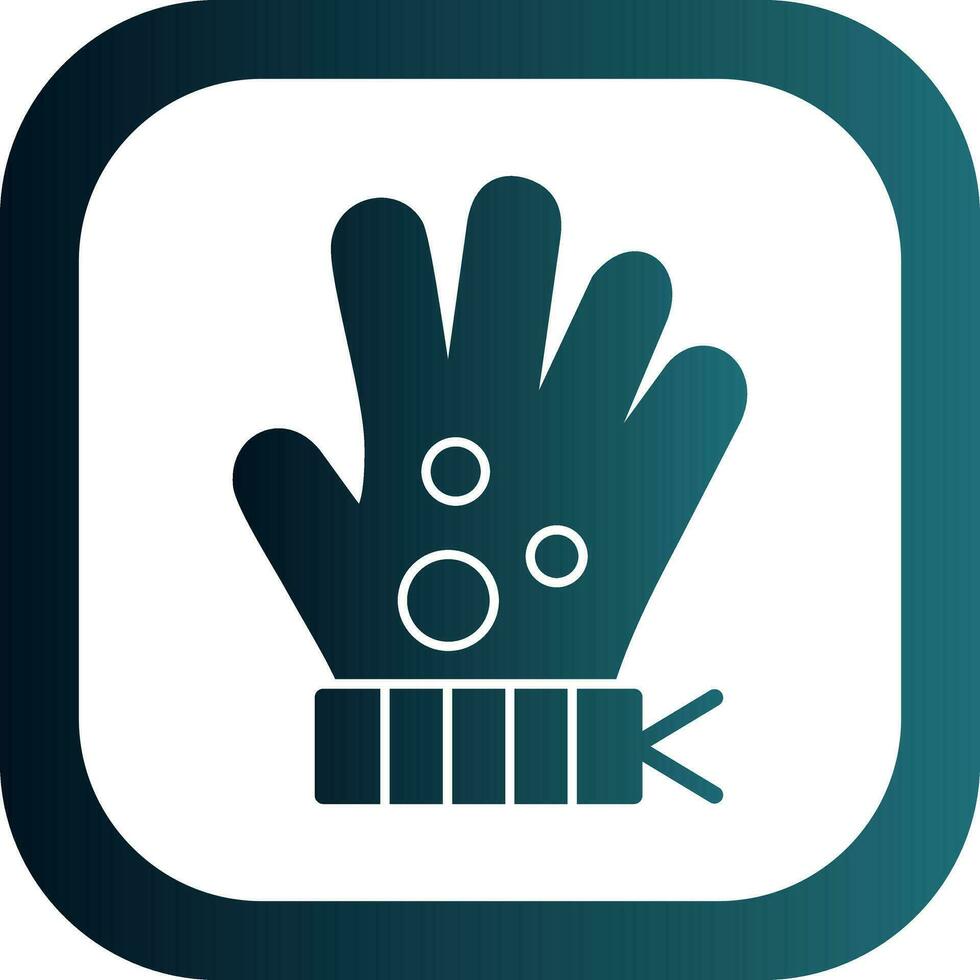 Glove Vector Icon Design