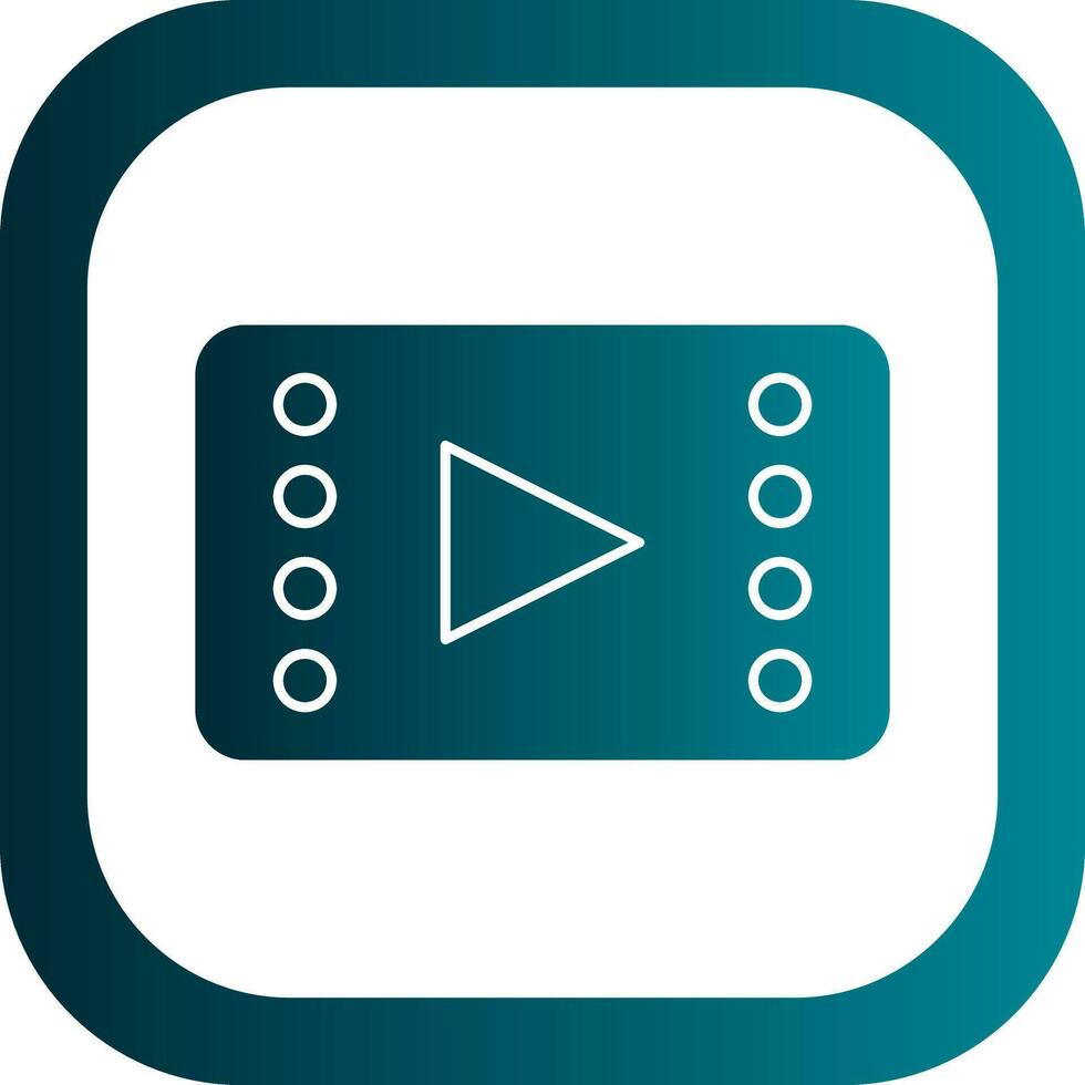 Video player Vector Icon Design