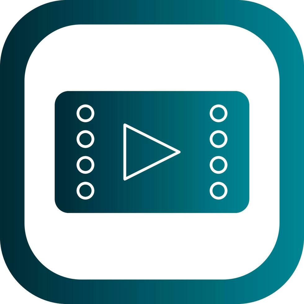 Video player Vector Icon Design