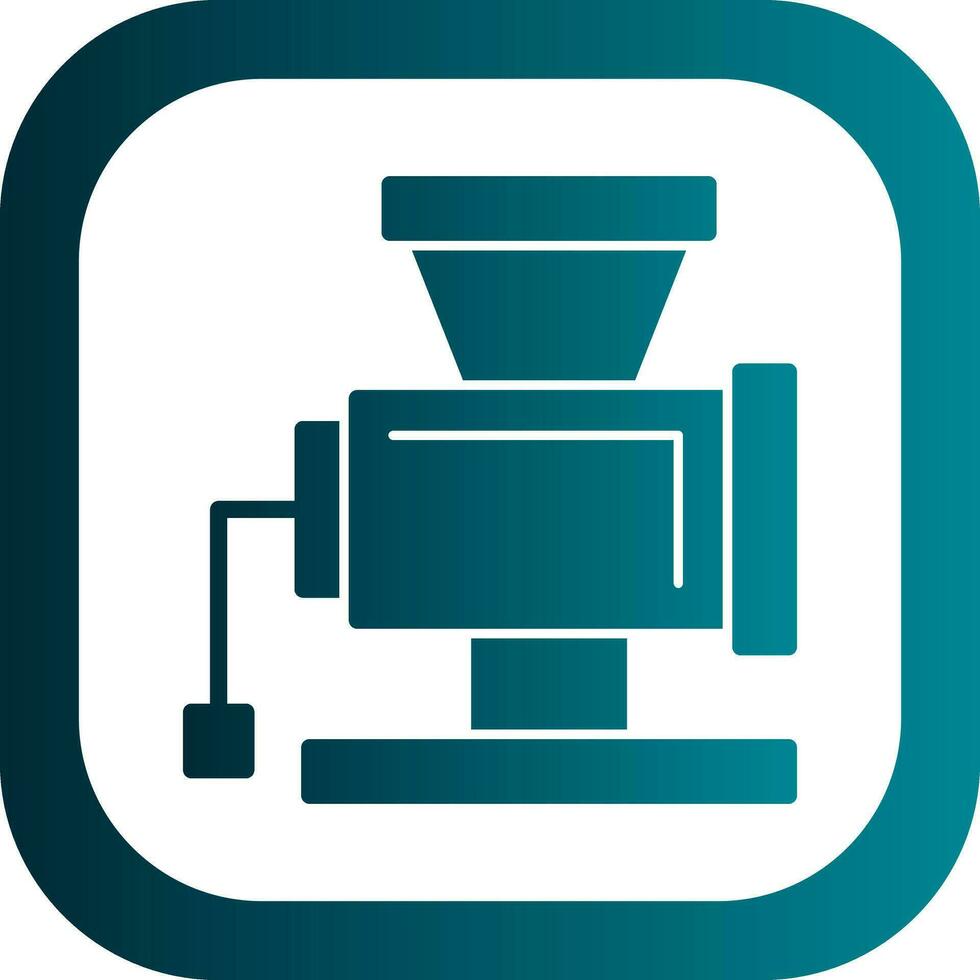 Meat grinder Vector Icon Design