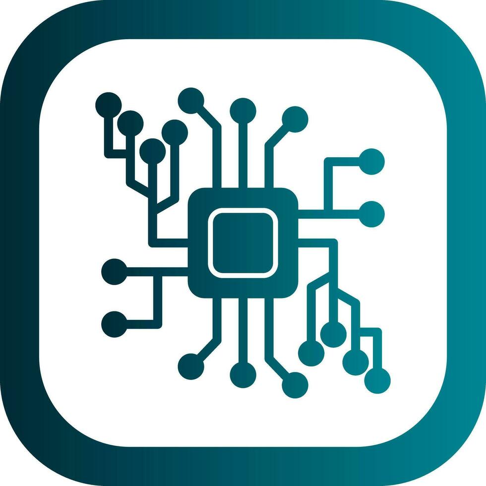 Circuits Vector Icon Design