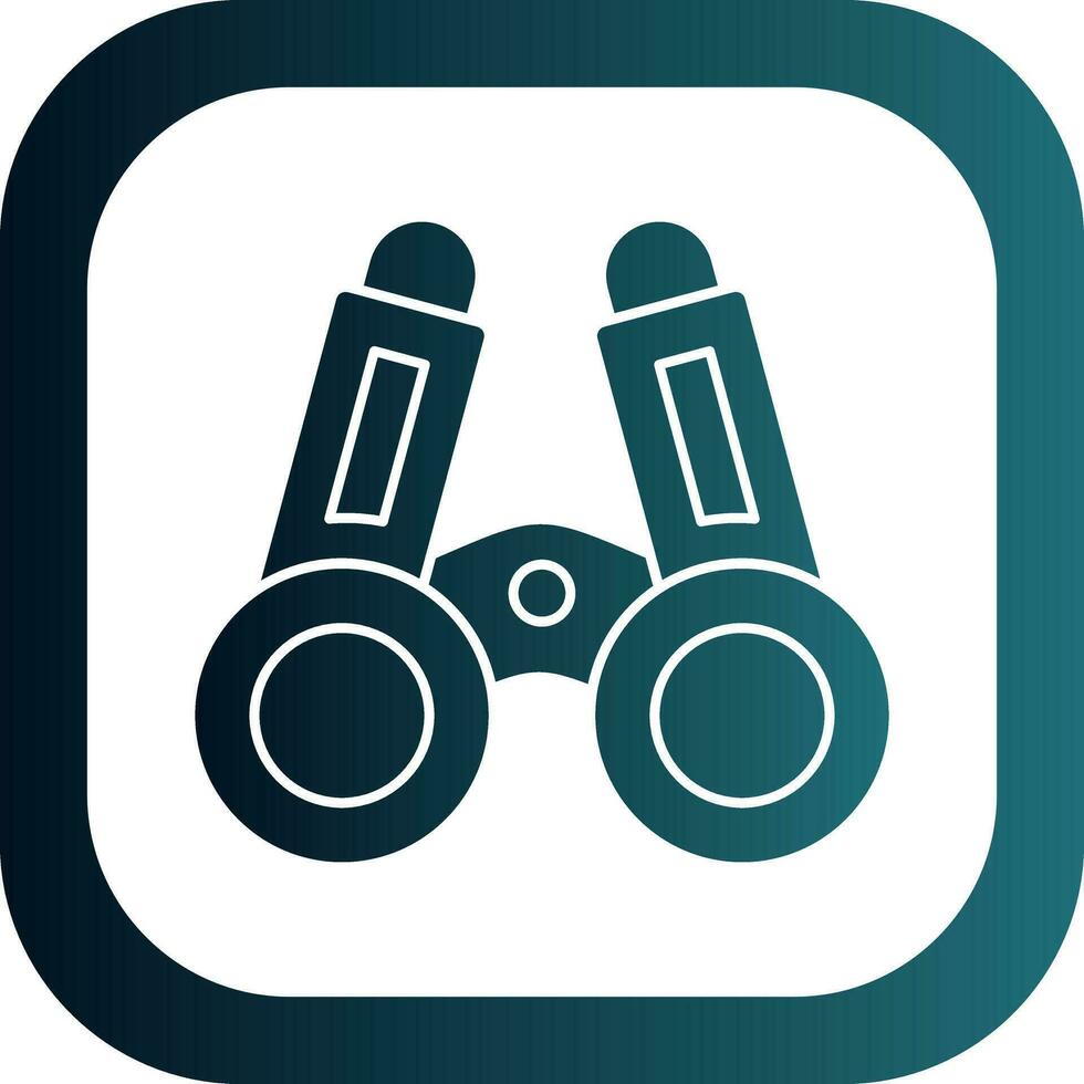 Binoculars Vector Icon Design