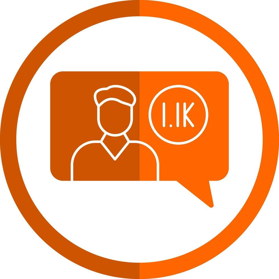 Follower Vector Icon Design
