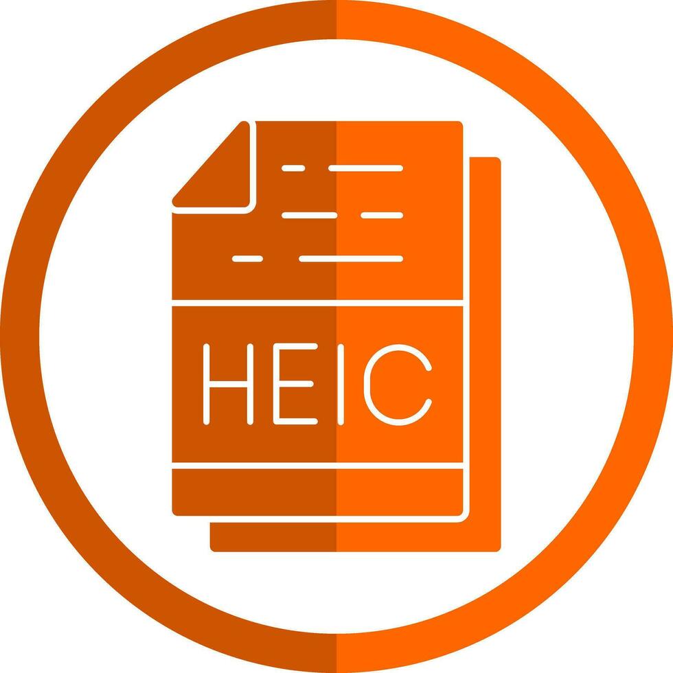 Heic Vector Icon Design