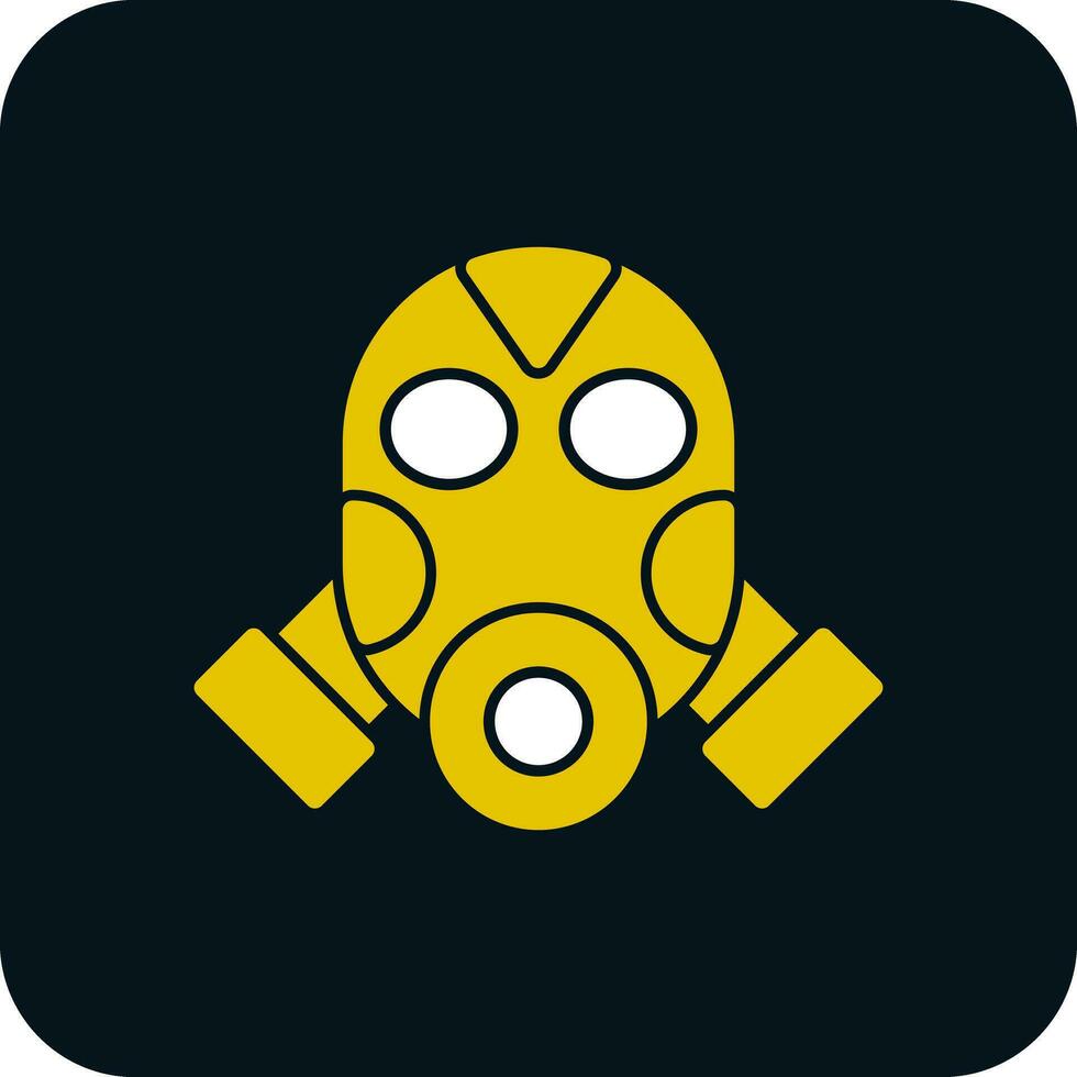 Gas mask Vector Icon Design