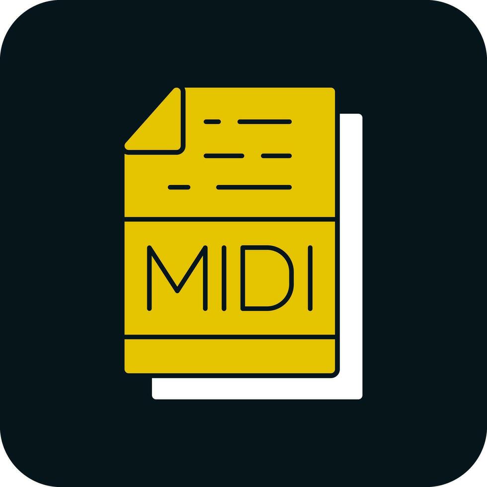 Midi Vector Icon Design
