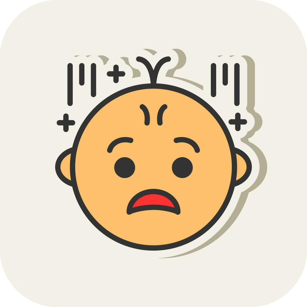 Depressed Vector Icon Design