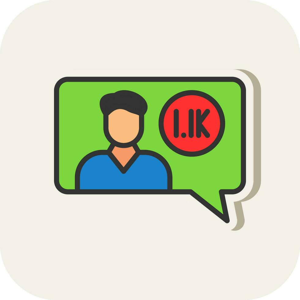 Follower Vector Icon Design
