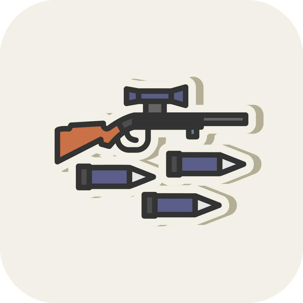 Rifle Vector Icon Design