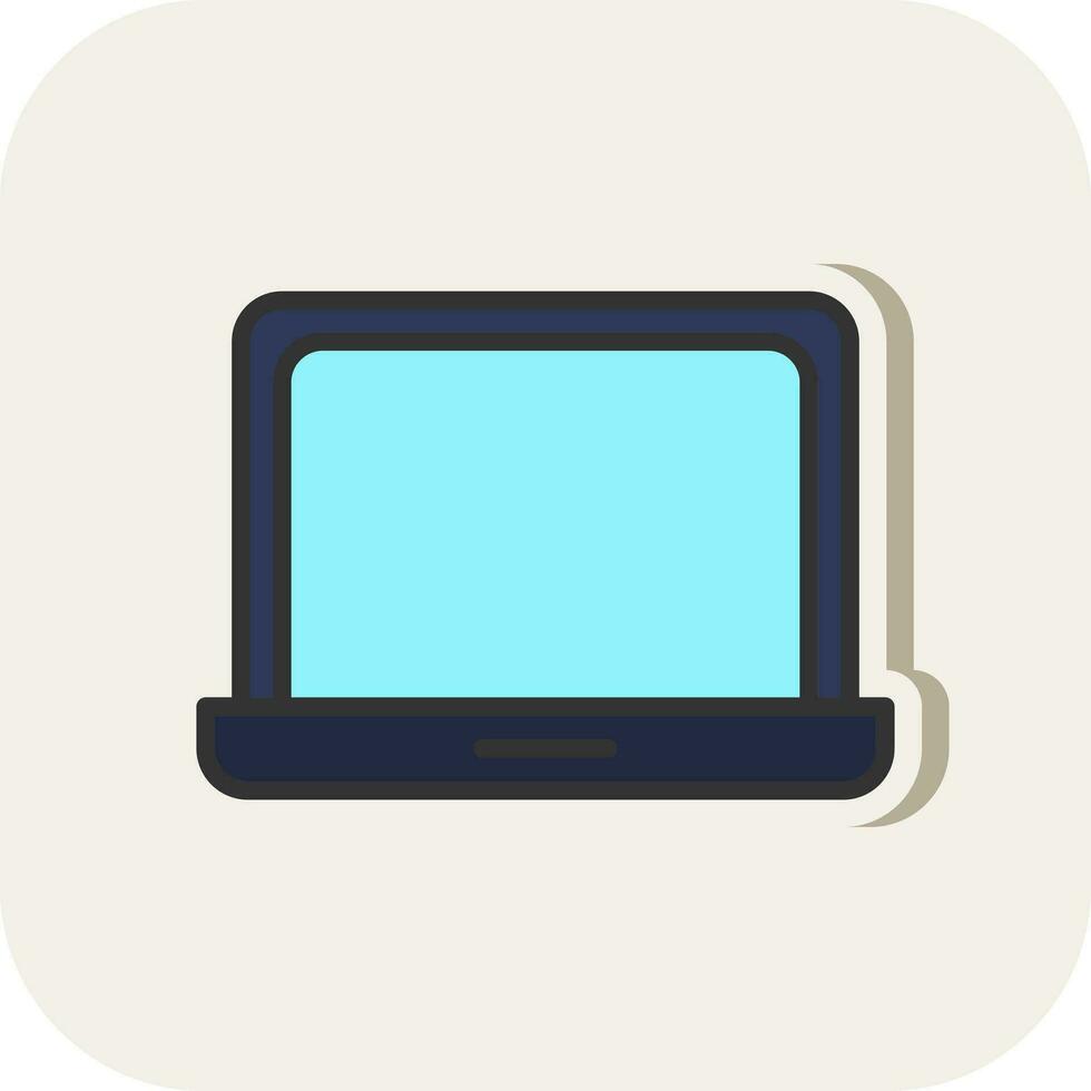 Laptop Vector Icon Design