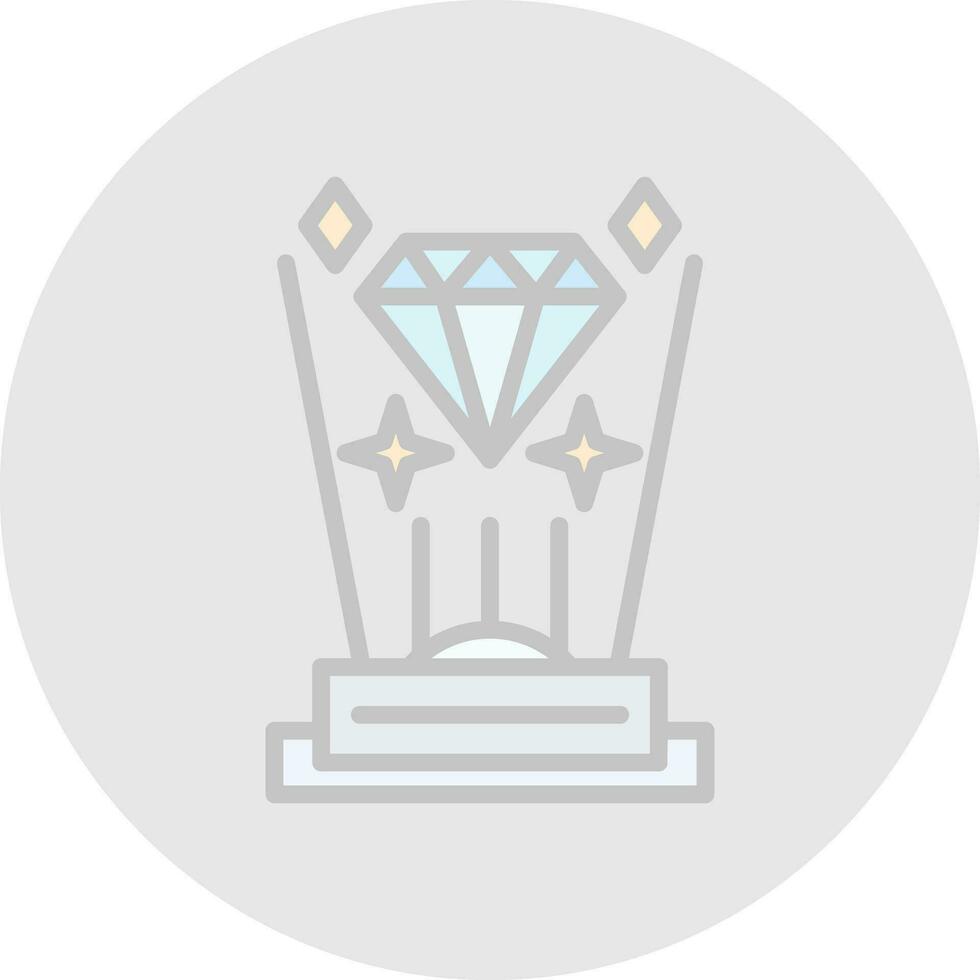 Hologram Vector Icon Design