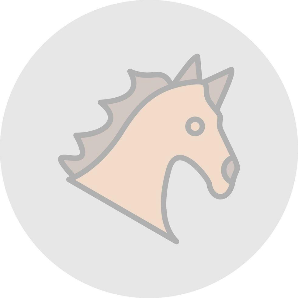 diseño de icono de vector de caballo