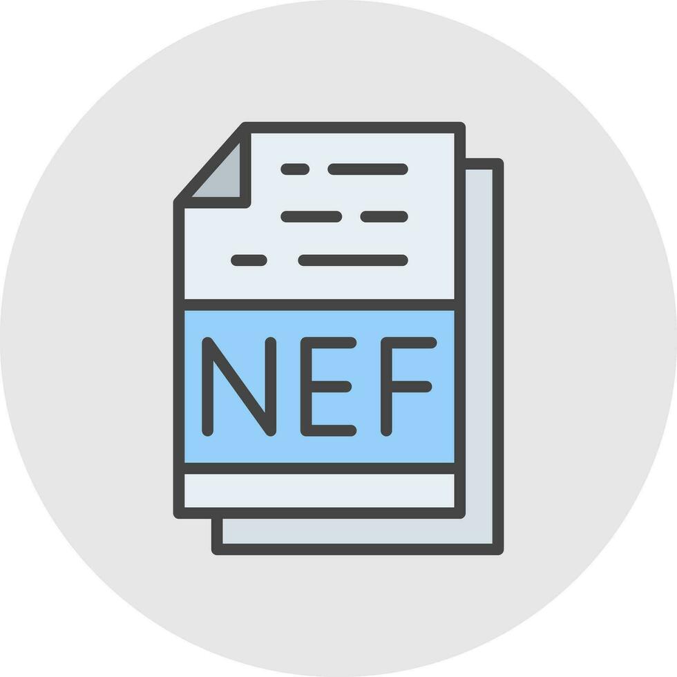 nef vector icono diseño