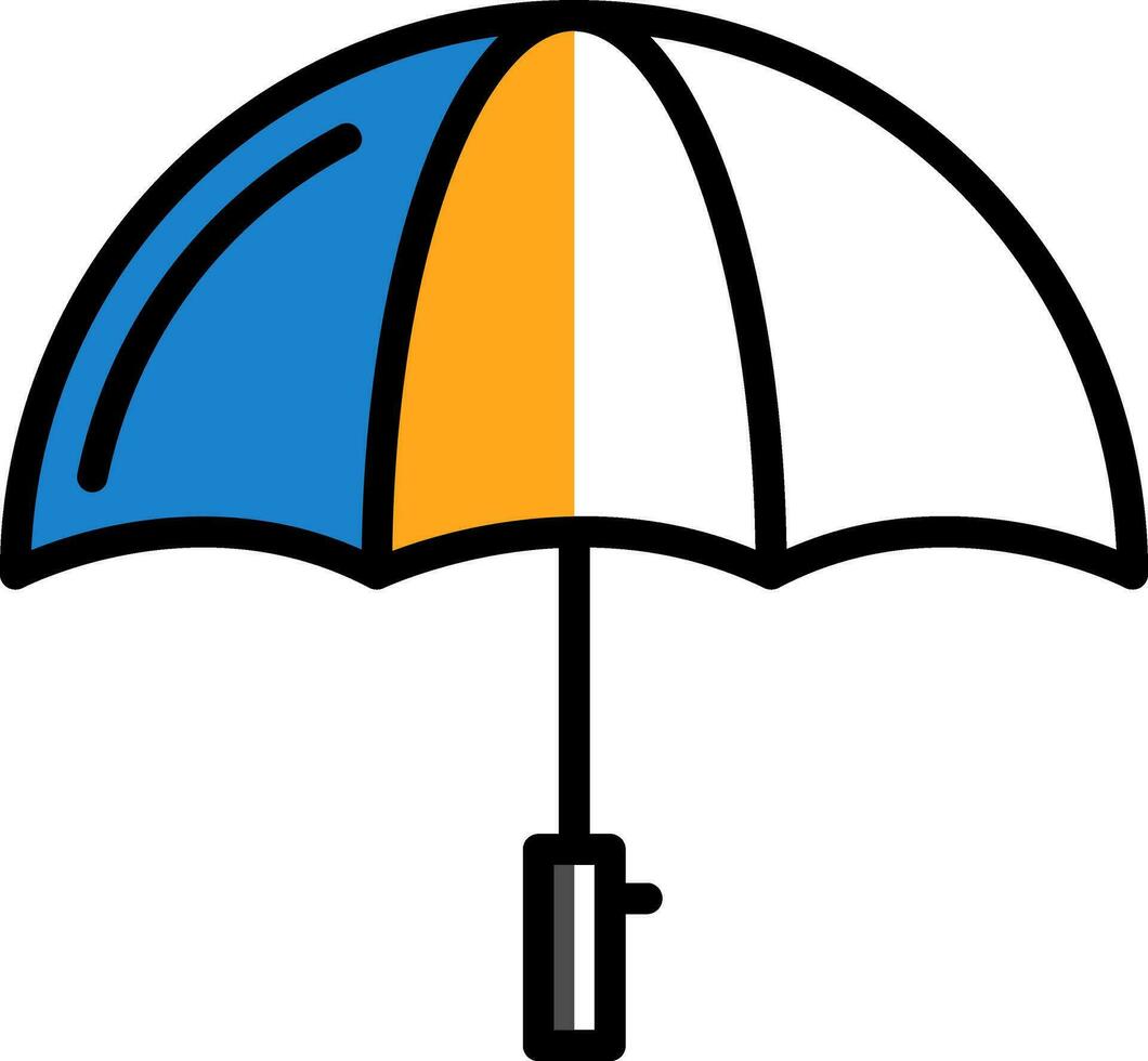 Umbrella Vector Icon Design