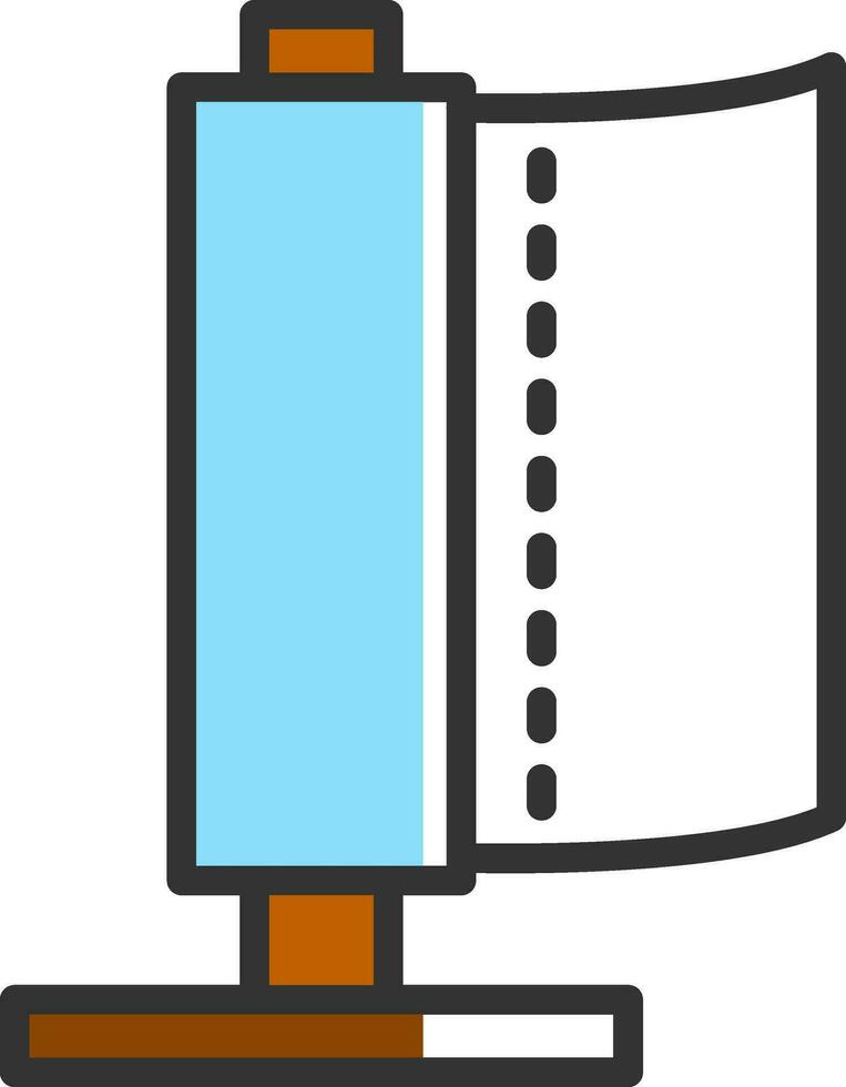 Paper towel Vector Icon Design