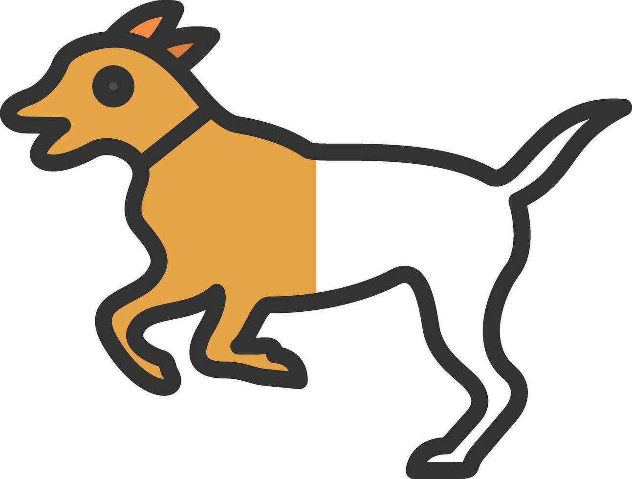 diseño de icono de vector de perro