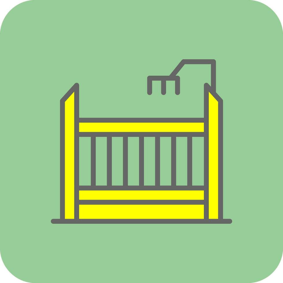 Cot Vector Icon Design
