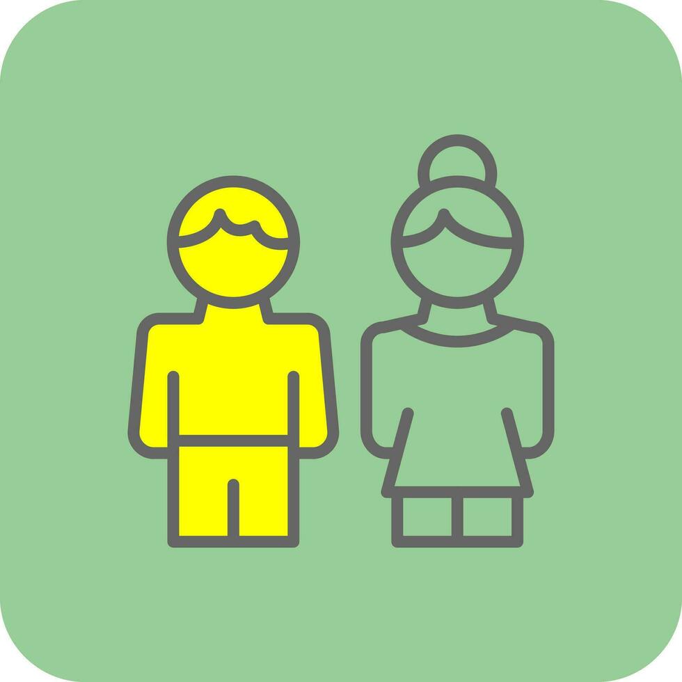 Children Vector Icon Design