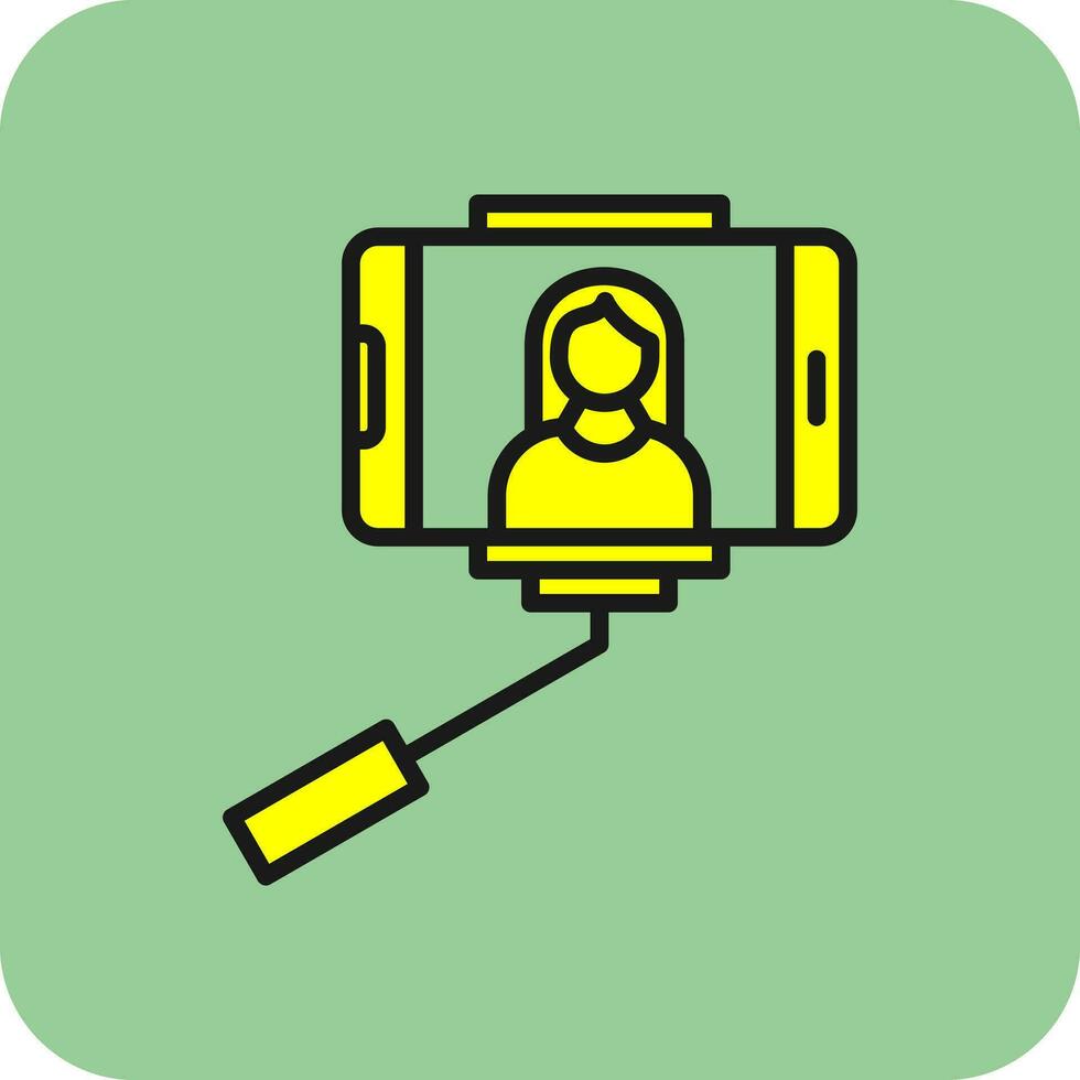 Selfie stick Vector Icon Design