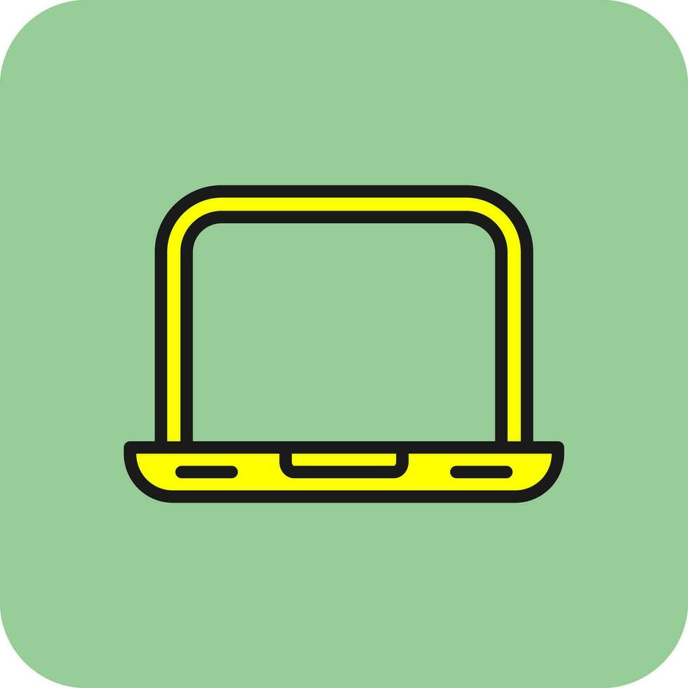 Laptop Vector Icon Design