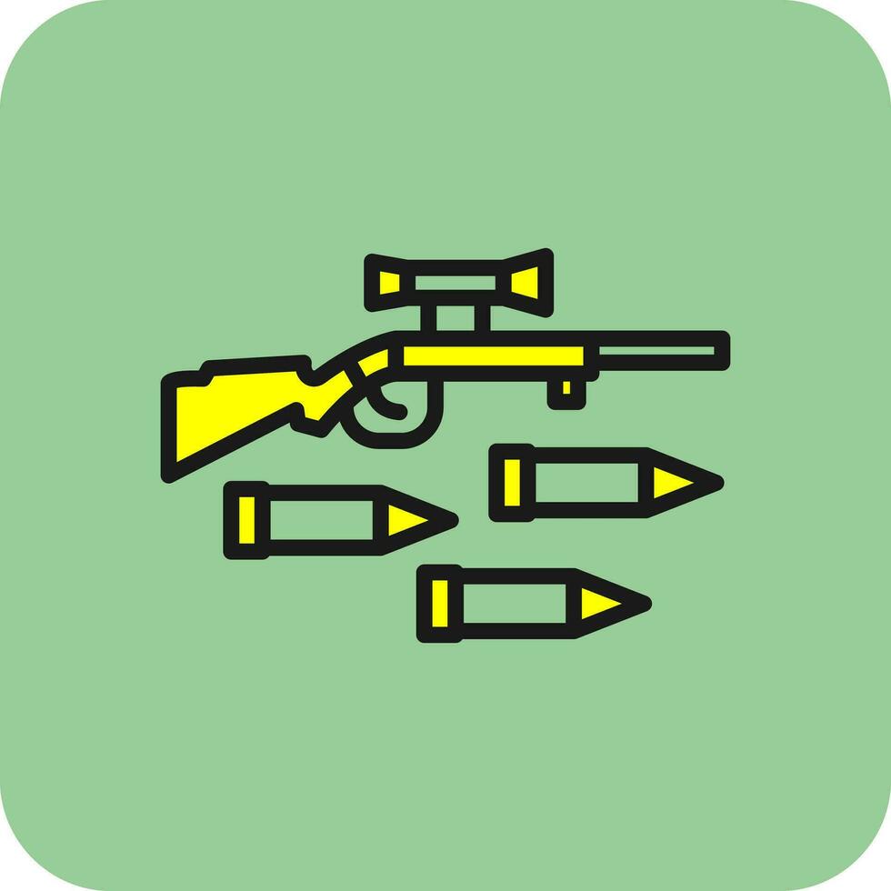 Rifle Vector Icon Design