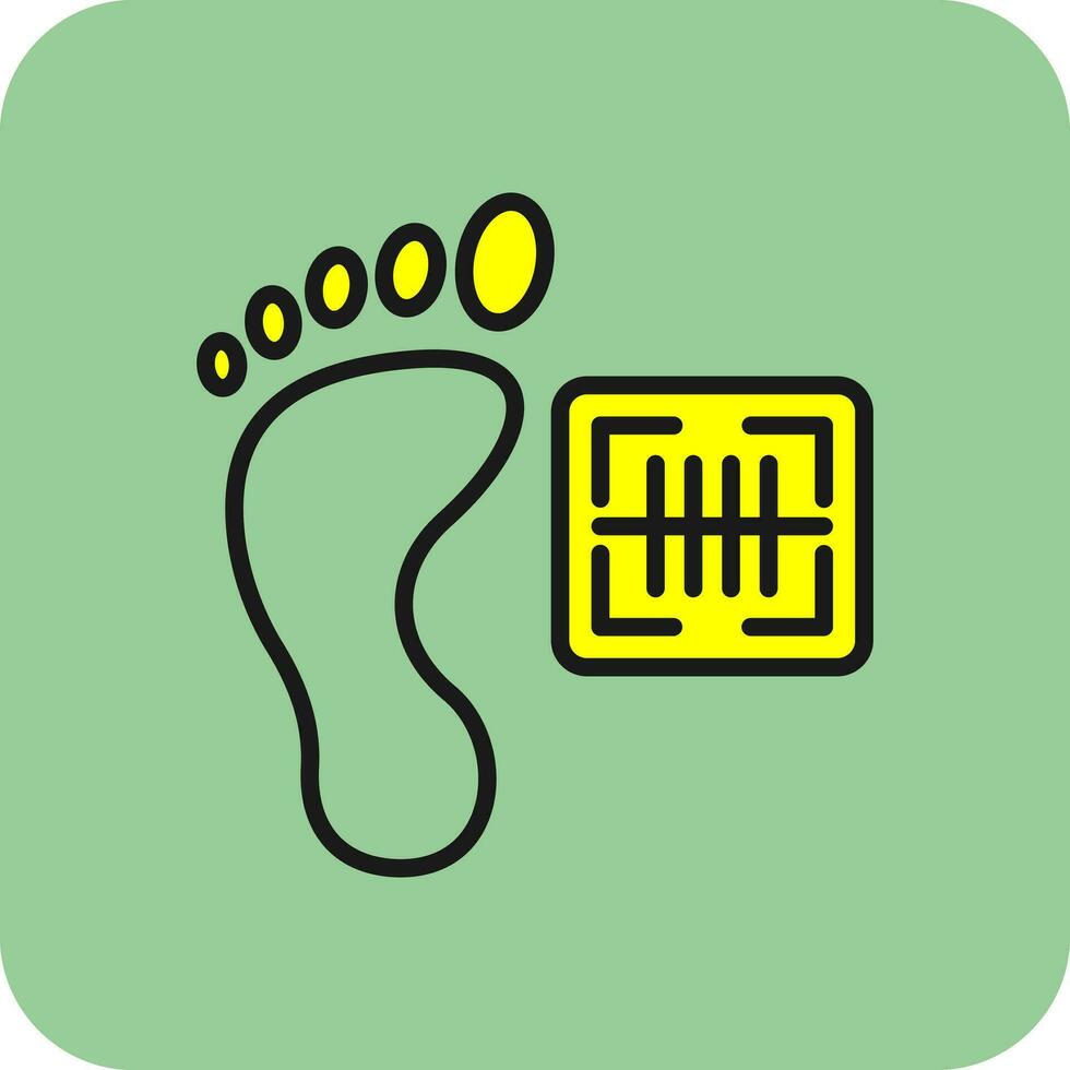 Footprint Vector Icon Design
