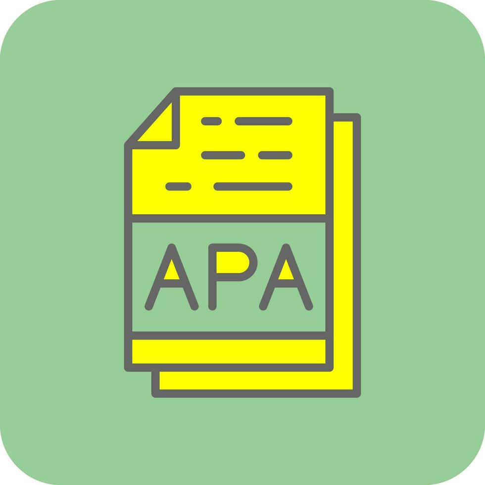 Apa Vector Icon Design