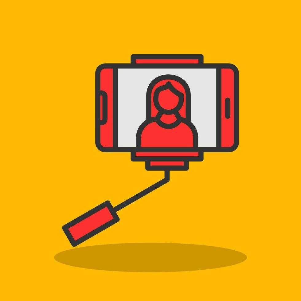 Selfie stick Vector Icon Design