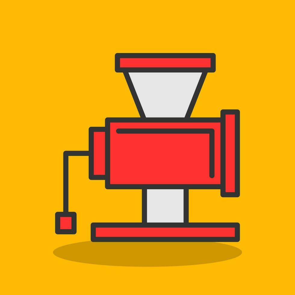 Meat grinder Vector Icon Design