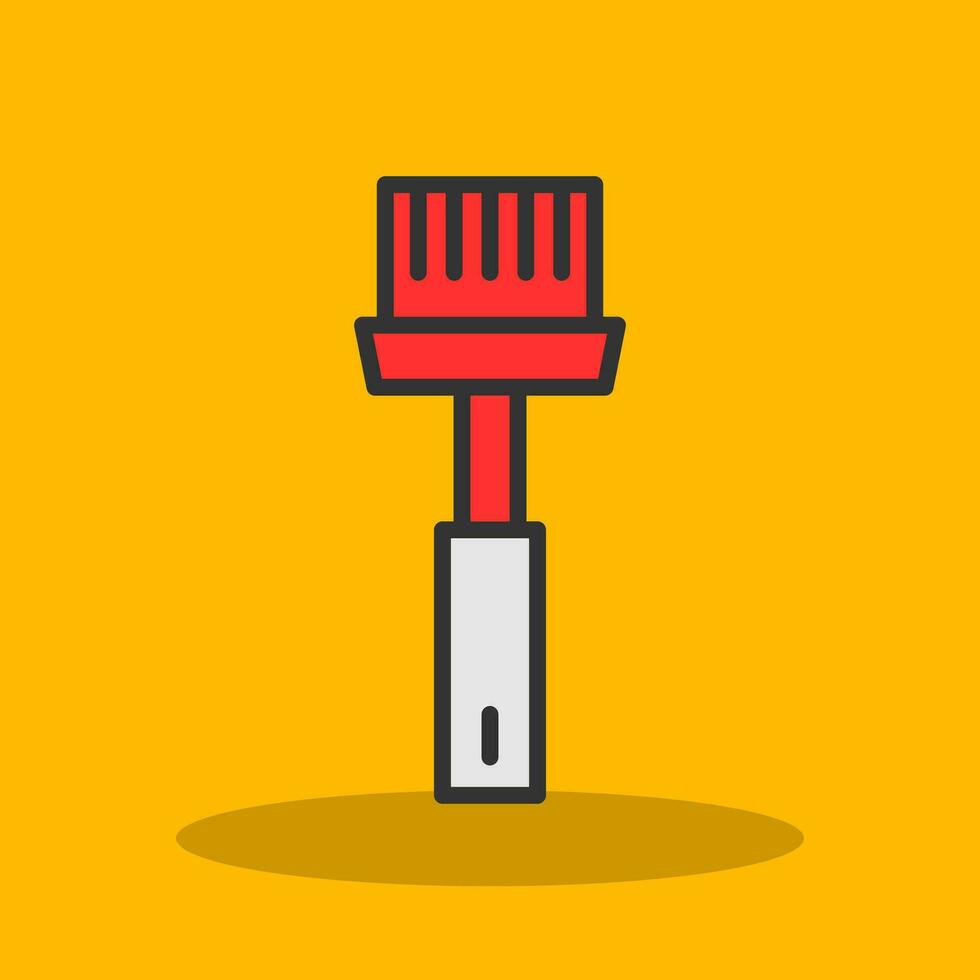 Basting brush Vector Icon Design