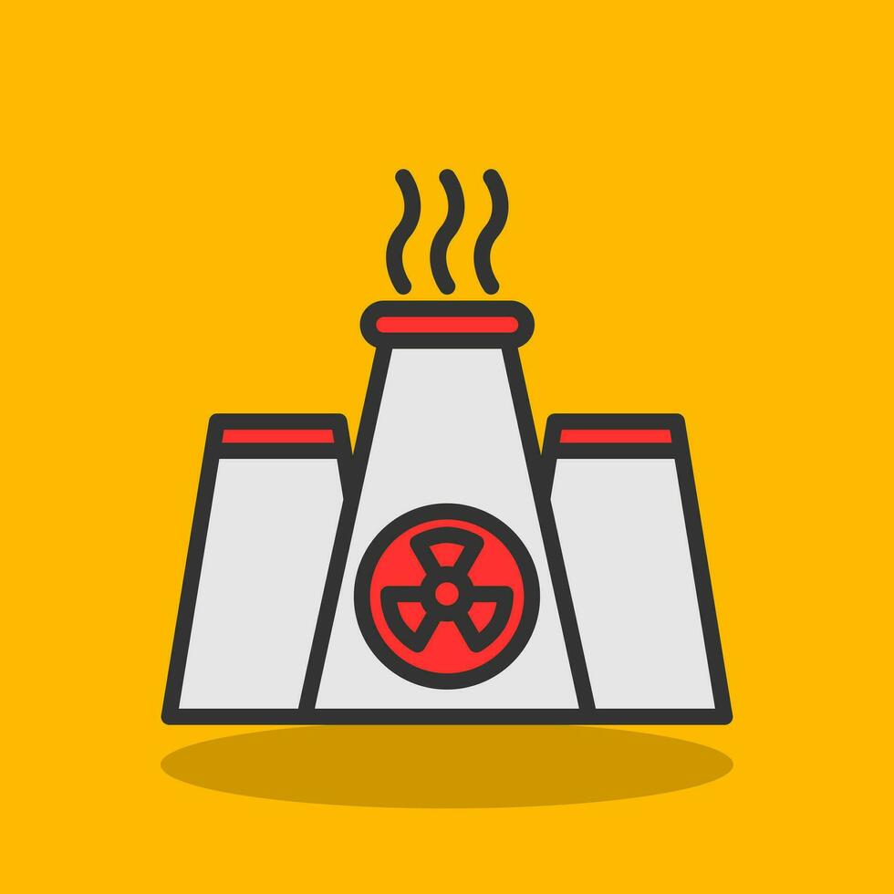 Nuclear energy Vector Icon Design