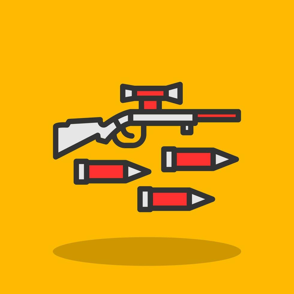 Rifle Vector Icon Design